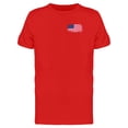 thumbnail image 1 of Brushstroke Usa Flag T-Shirt Men -Image by Shutterstock, Male Medium, 1 of 2