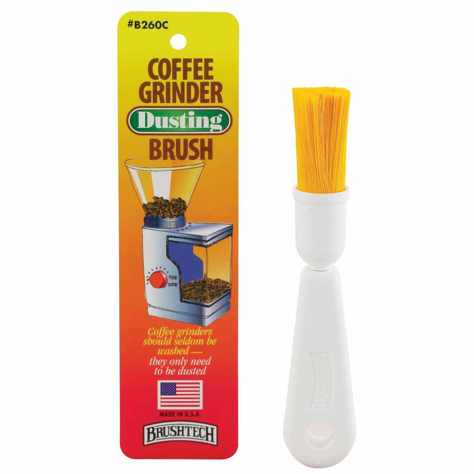 Brushtech Coffee Grinder Dusting Brush