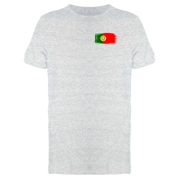 Brushtroke Portugal Flag T-Shirt Men -Image by Shutterstock, Male x-Large
