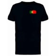 thumbnail image 1 of Brushtroke Portugal Flag T-Shirt Men -Image by Shutterstock, Male x-Large, 1 of 2