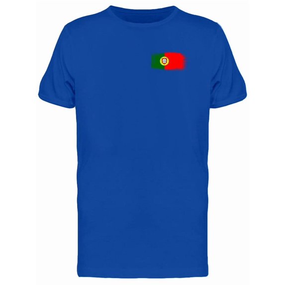 Brushtroke Portugal Flag Tee Men's -Image by Shutterstock
