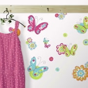 Brushwork Butterfly Wall Decals