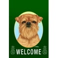 thumbnail image 1 of Brussells Griffon - Best of Breed Welcome Pineapples House Flags, 1 of 1