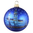 thumbnail image 1 of "Brussels" Glass Christmas Ball Ornament, 1 of 1