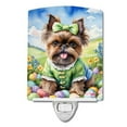 thumbnail image 1 of Brussels Griffon Easter Egg Hunt Ceramic Night Light 4 in x 6 in, 1 of 3