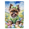 thumbnail image 1 of Brussels Griffon Easter Egg Hunt Garden Flag 11.25 in x 15.5 in, 1 of 5