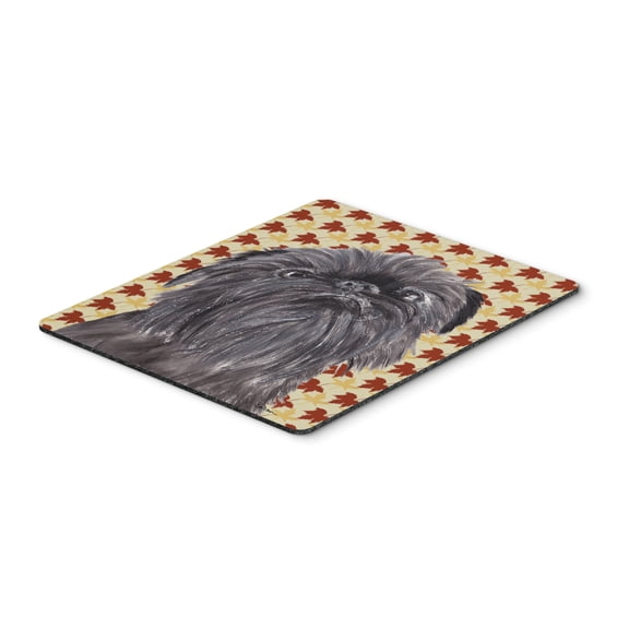 "Brussels Griffon Fall Leaves Mouse Pad Hot Pad or Trivet"