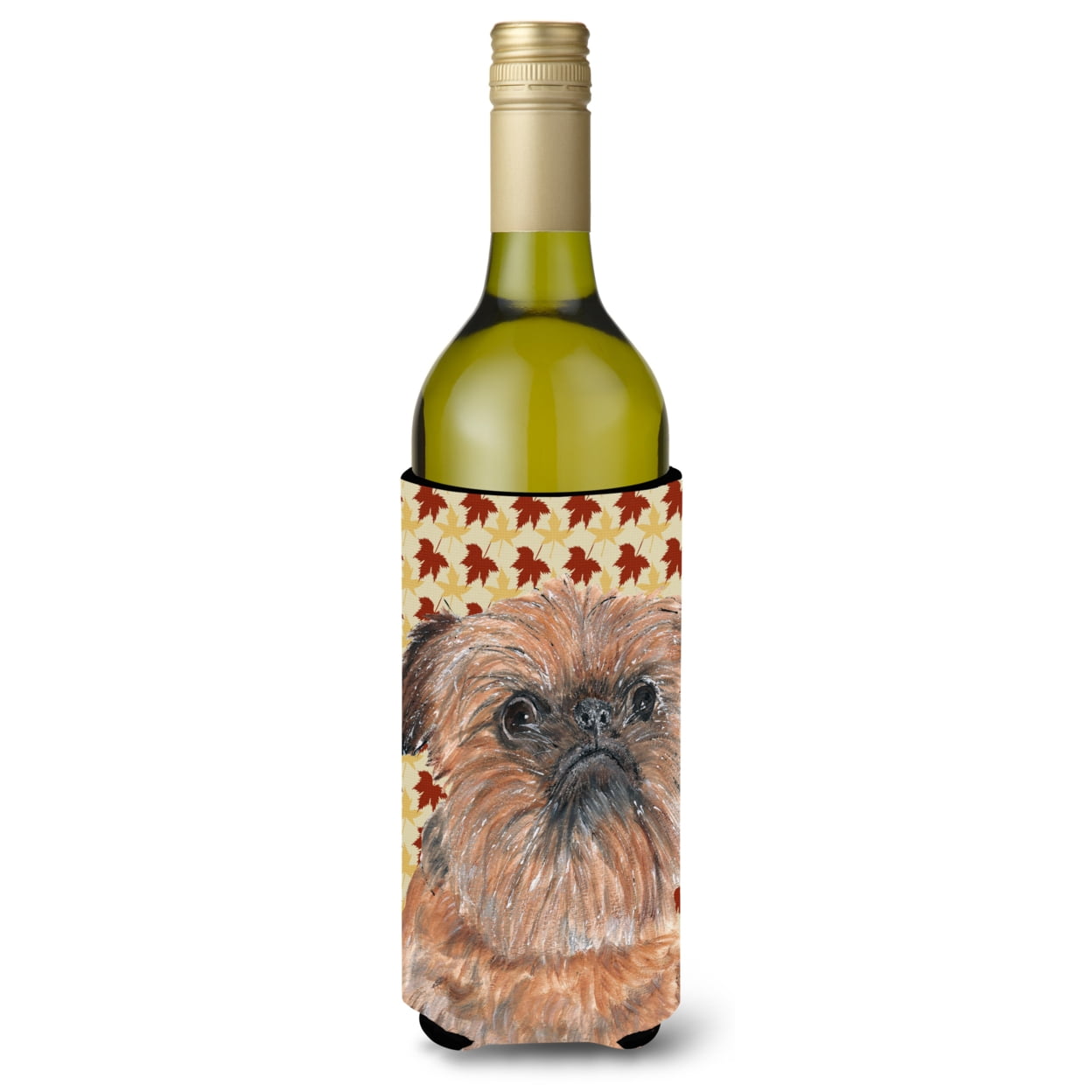 Caroline's Treasures Brussels Griffon Wine Bottle Hugger