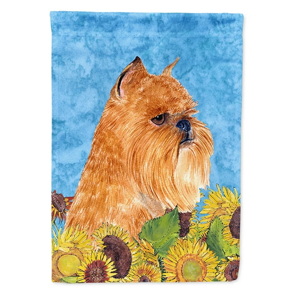 Brussels Griffon Garden Flag