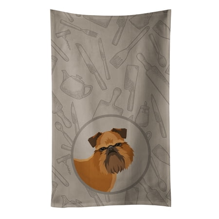 Brussels Griffon In the Kitchen Kitchen Towel