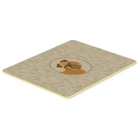 Brussels Griffon In the Kitchen Kitchen or Bath Mat 24x36