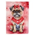 thumbnail image 1 of Brussels Griffon My Valentine Garden Flag 11.25 in x 15.5 in, 1 of 5