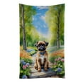 thumbnail image 1 of Brussels Griffon Spring Path Kitchen Towel, 1 of 5