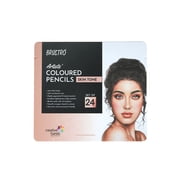 Brustro Artists Coloured Pencils Skin Tone Set Of 24 In Elegant Tin Box