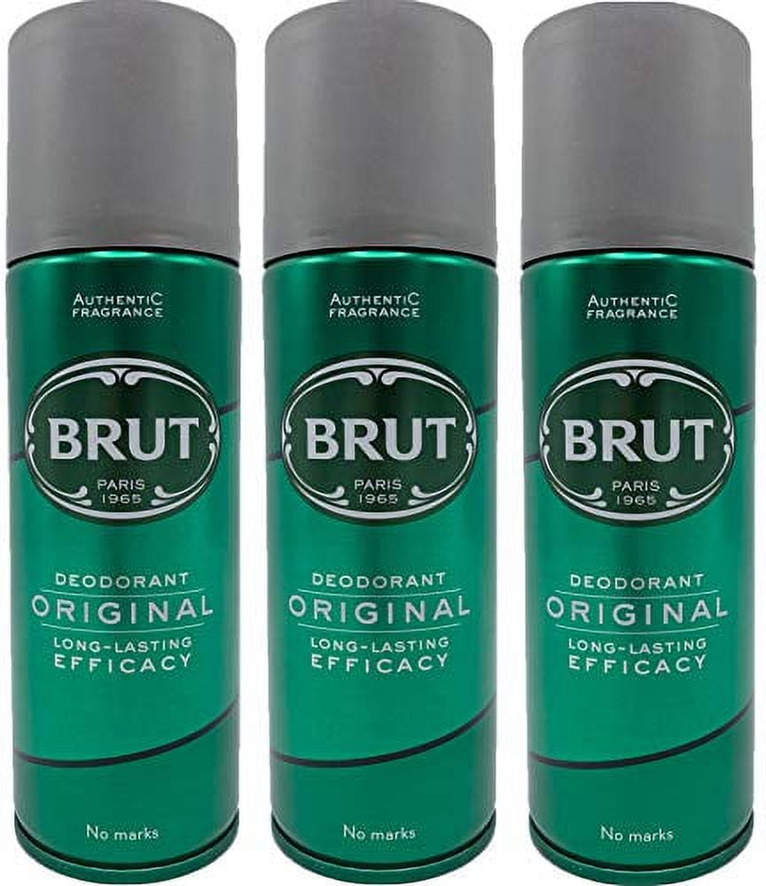 Brut 3 X Original Deodorant Body Spray 200Ml For Men Faberge