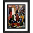 thumbnail image 1 of Brut (300 TSF) 2 2x Matted 28x34 Large Black Ornate Framed Art Print by Amadeo de Souza-Cardoso, 1 of 2