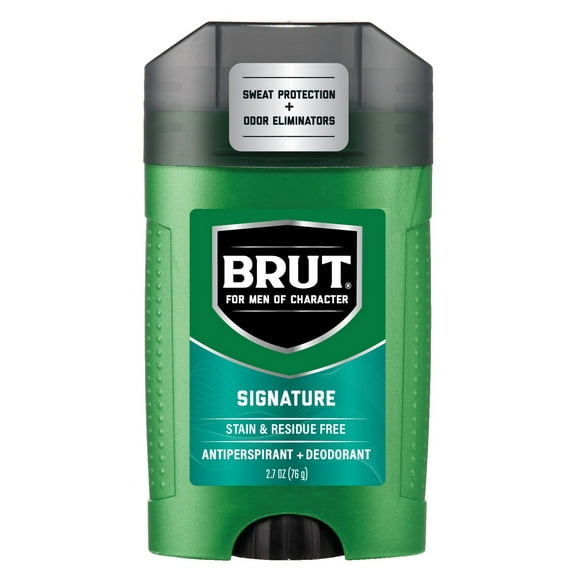 Brut Anti-Perspirant Deodorant, Signature Scent, for Men, 2.7 oz