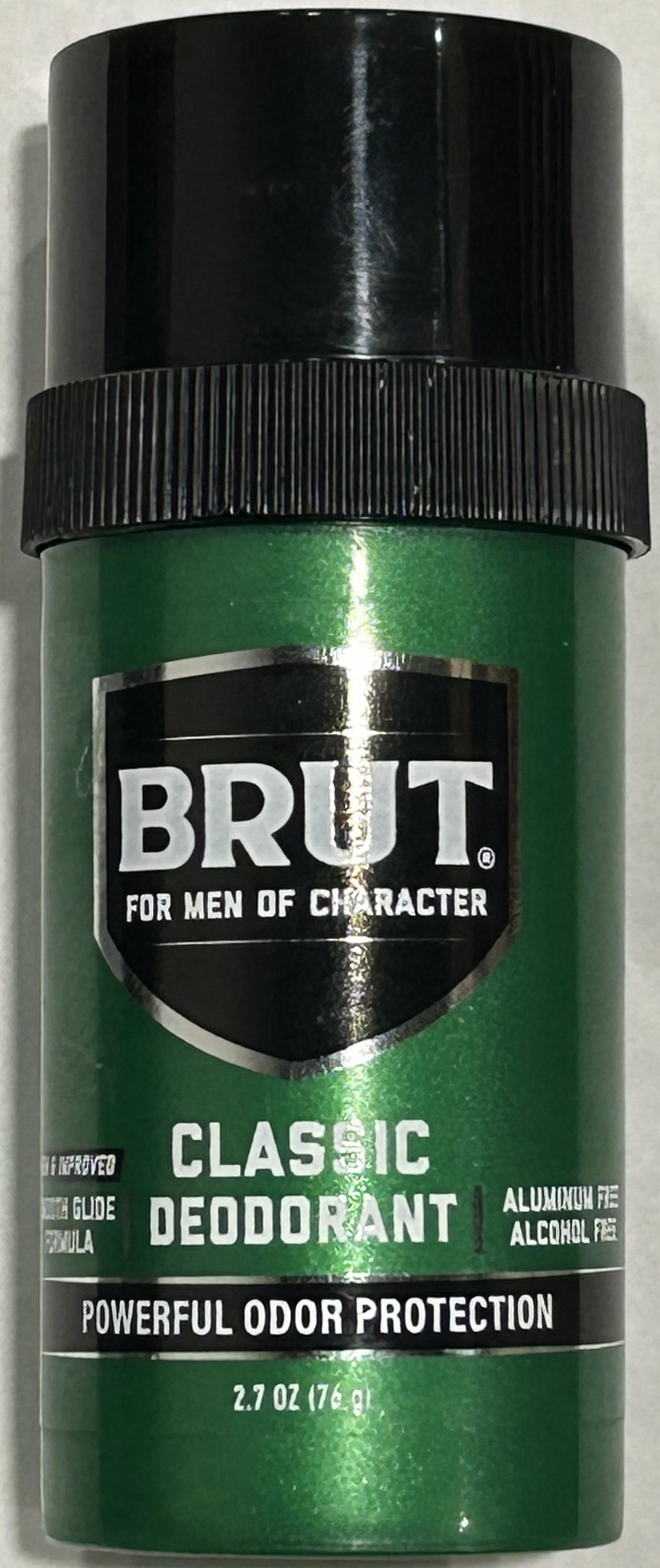 Brut Classic Round Stick Deodorant for Men, Powerful Odor Protection, 2.7 oz