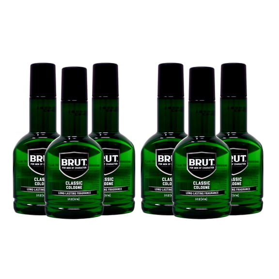 Brut Solo Classic Cologne, Citrus Scent, 5 Ounce (145ml) (6 Pack)