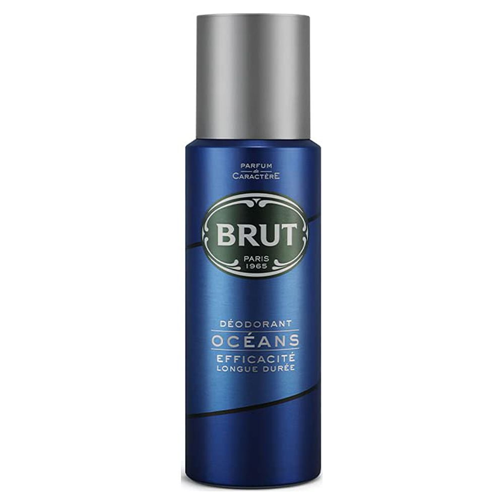 Brut Ocean Deodorant Body Spray For Men 200ml, 6.7 Fl.oz. Masculine