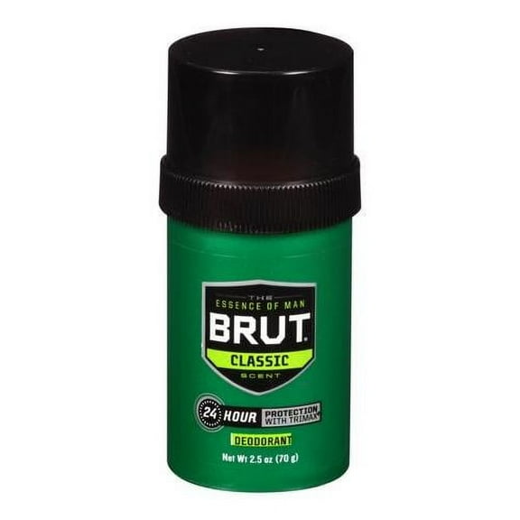 Brut by Faberge Round Solid Deodorant For Men, 2.5 oz. (Set of 6)