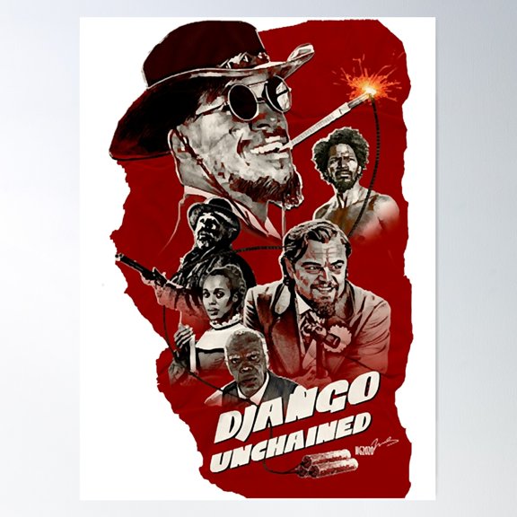 Brutal Black Cowboy Poster Wall Art, Modern Wall Decor For Living Room Bedroom, 8x12 UNFRAMED