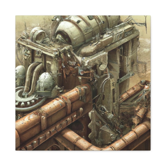 Brutal Steampunk Steel - Canvas