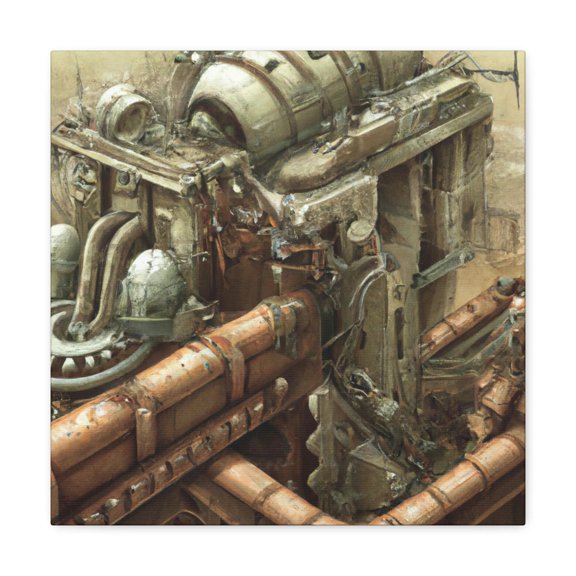 Brutal Steampunk Steel - Canvas