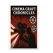 Brutalist Film Reel Art - Cinema Enthusiast - 13x19 Poster Print