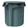 thumbnail image 1 of Brute 10 Gal. Gray Plastic Round Trash Can, 1 of 7