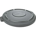 thumbnail image 1 of Brute 32 gal Container Flat Lid - Gray 2pack, 1 of 2
