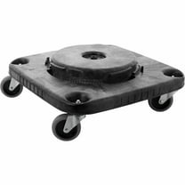 Rubbermaid Commercial Brute Container Square Dolly 250 lb Capacity Black 3530