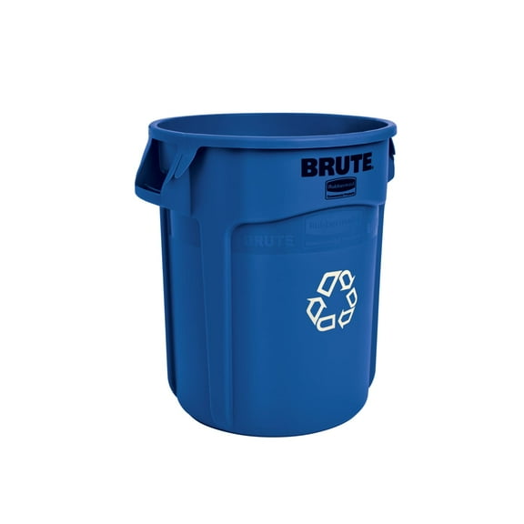 Vented BRUTE Recycling 20 Gal Blue