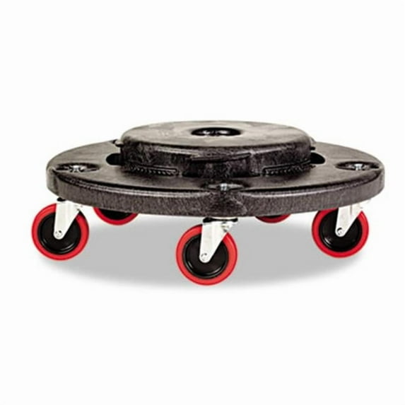 Brute Quiet Dolly- 250 lb Capacity- 18 1/4 Inch dia. x 6 5/8h- Black