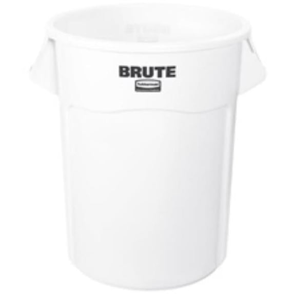 Brute RUB355CW 55 gal Brute Trash Can, White