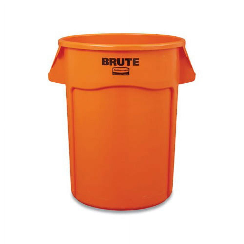 Brute Round Containers 32 gal, Orange