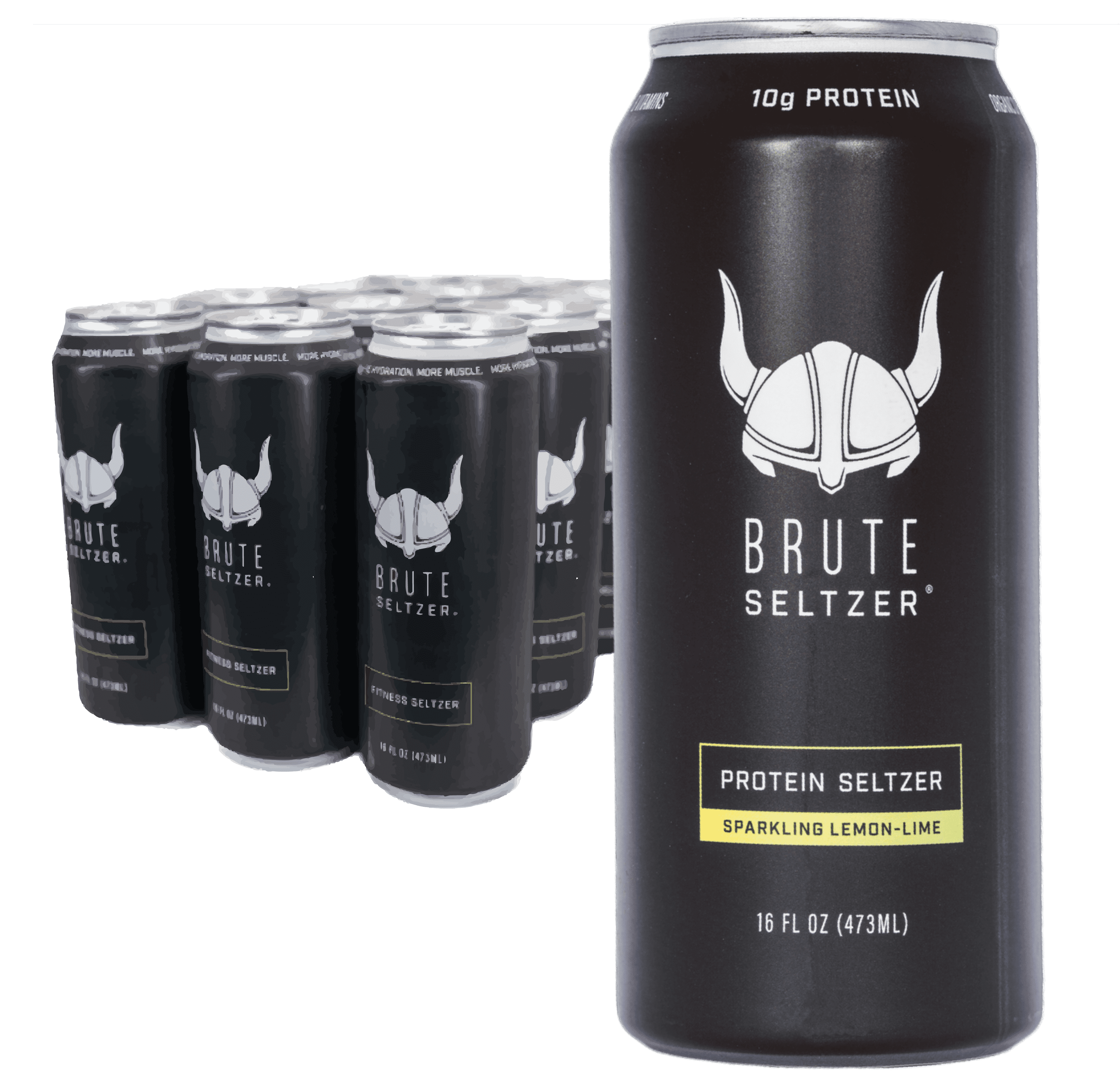 Brute Protein Seltzer Lemon-Lime