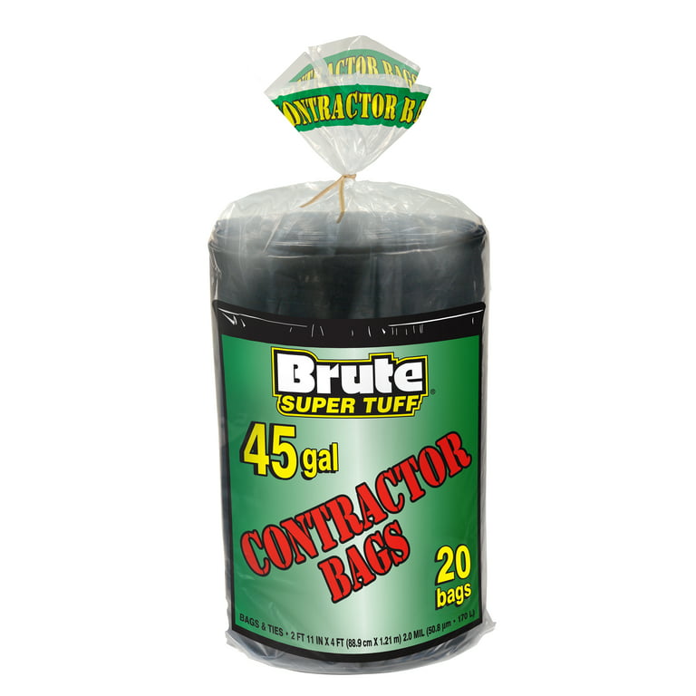 Brute Super Tuff 45 Gallon Contracter Trash Bags - Shop Trash Bags
