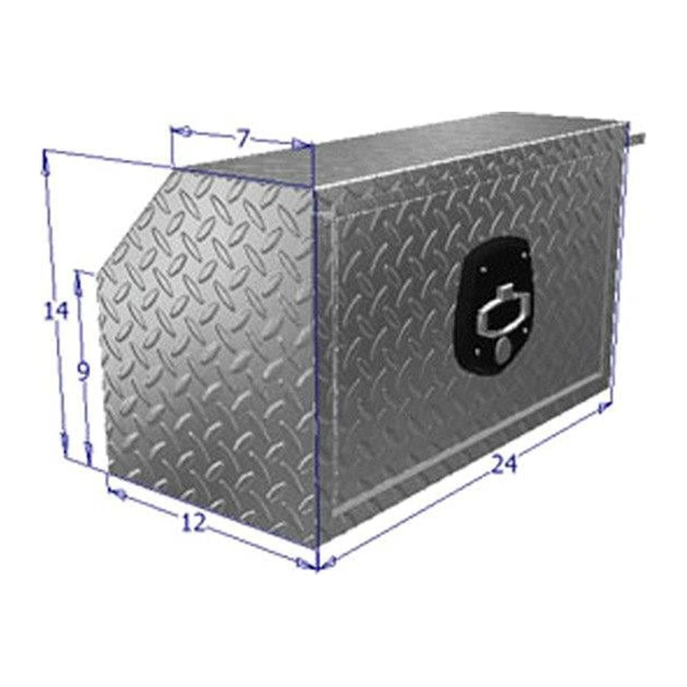 Brute Tool Boxes 12 X 14 X 24 Angled Back Underbody Hd Toolbox With