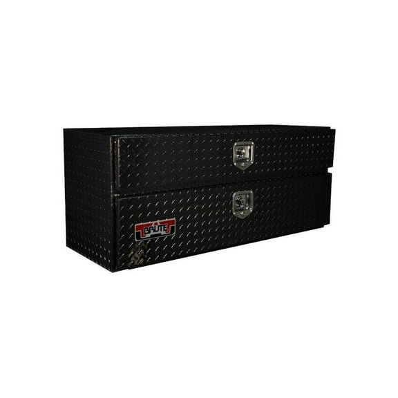 Brute Tool Boxes Black Textured/36 X 20 Truck Underbody Toolbox Top Drawer Bottom Door BRT-UB36-20TD-BT