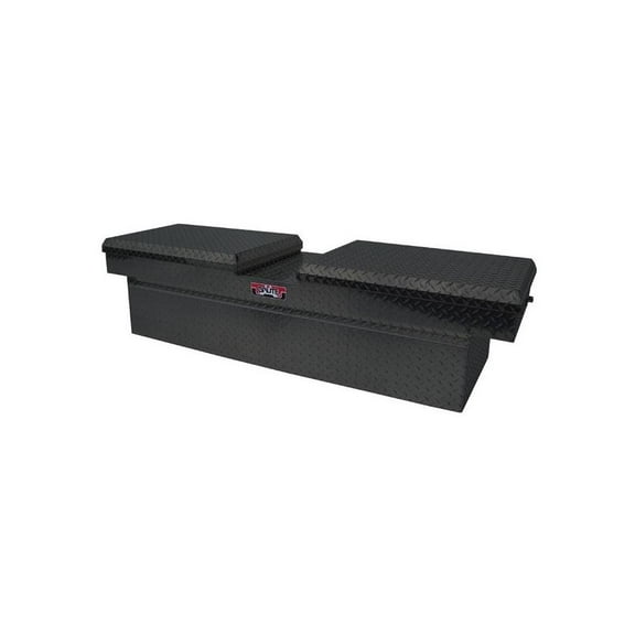 Brute Tool Boxes Black Textured/-Xtra Deep- Gull Wing Lid Commercial Class Full Size Truck Tool Box BRT-RB157GW-BT