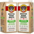 Brutus Chicken Broth for Dogs All Natural Chicken Bone Broth for Dogs