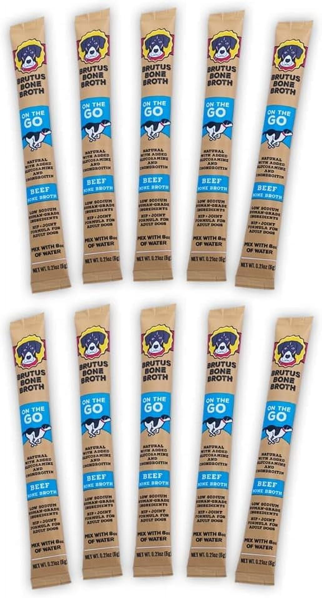 Brutus Instant Bone Broth for Dogs & Cats Natural w/Glucosamine