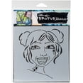 thumbnail image 1 of Brutus Monroe Mixed Media Stencil 6"X6"-Diva, 1 of 2
