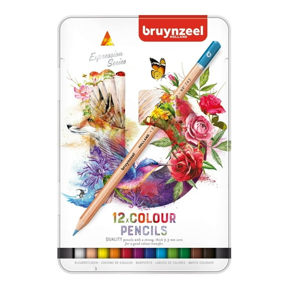 Bruynzeel Expression Series Colored Pencils - Set of 12
