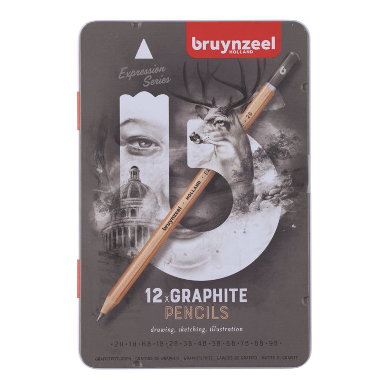 Bruynzeel Expression Coloring Set - 60 Pieces With Metallic Pencils