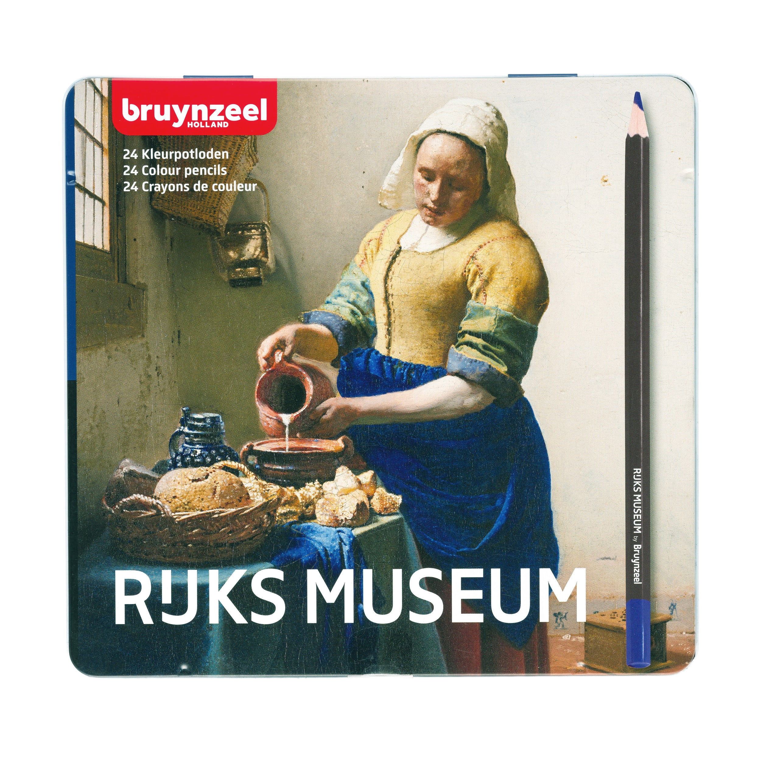 Bruynzeel Rijksmuseum Colored Pencil Tin Set, 24-Color Set