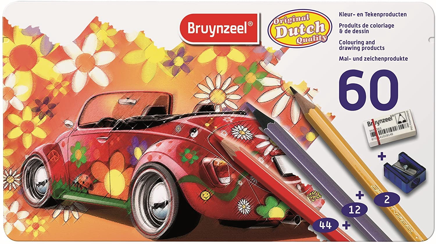 Bruynzeel – VW Beetle Set of 60 Color Pencils