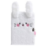 Brwvolix Plush Stuffed Animal,New Cute Fashion Plush Notebook Rabbit Notebook (with Lock)