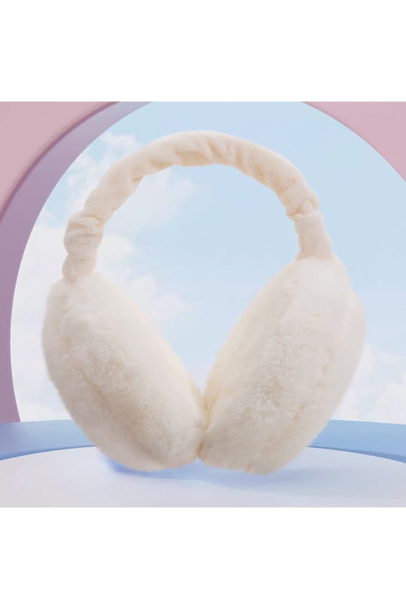 Plush Stuffed Animal,Winter Thickened Earmuffs Foldable Hamburg Earmuffs Warm Earmuffs